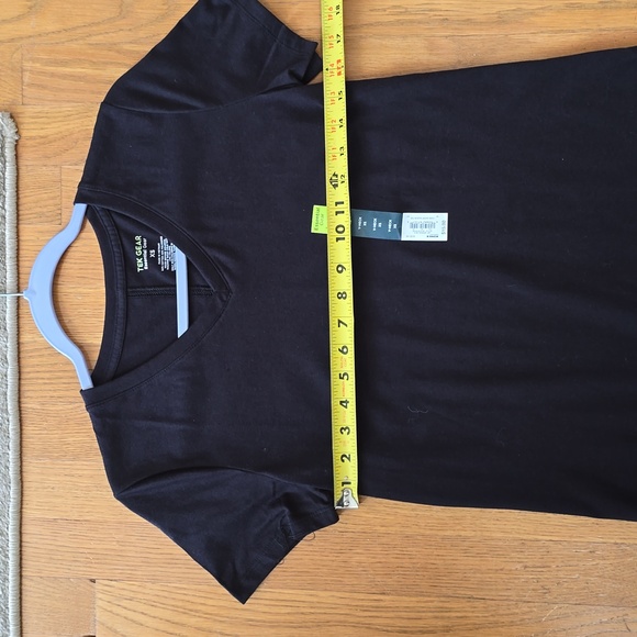 TEK GEAR BRAND WOMENS SHORT SLEEVES BLACK V-NECK TEE-SHIRT SIZE XS - Picture 8 of 11